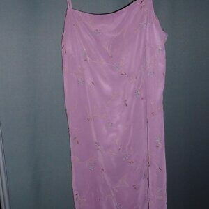 The limited silky pink dress
